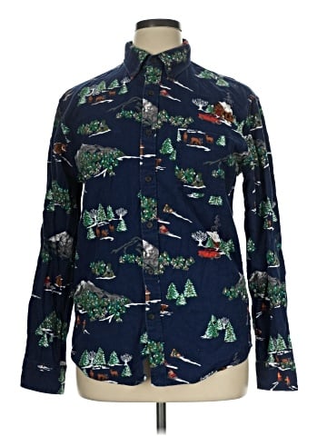 Lands' End Long Sleeve Button-Down Shirt (view 1)