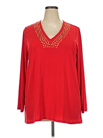 Carmen Carmen Marc Valvo 3/4 Sleeve Blouse (view 1)