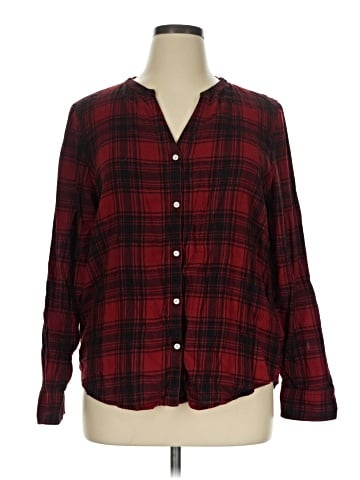 CALVIN KLEIN JEANS Long Sleeve Button-Down Shirt (view 1)