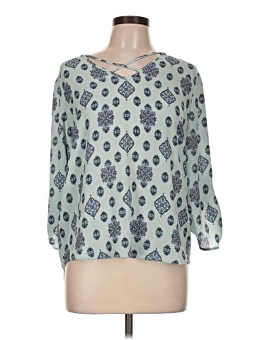 Pink Republic 3/4 Sleeve Blouse (view 1)