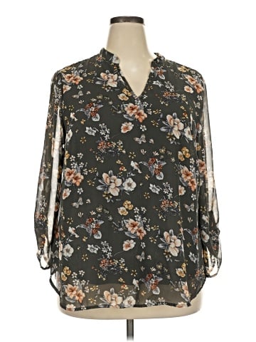 Papermoon 3/4 Sleeve Blouse (view 1)