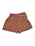 Violet Print Red Shorts Size S - photo 2