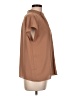 Worthington 100% Polyester Brown Short Sleeve Blouse Size L - photo 4