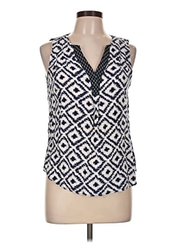 Skies Are Blue Sleeveless Blouse (view 1)