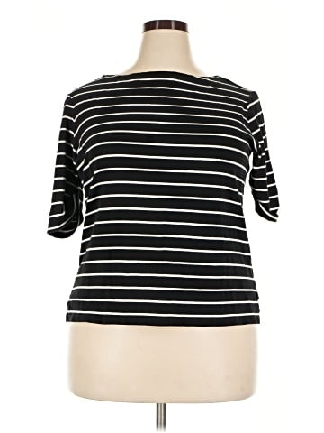 Lauren by Ralph Lauren 3/4 Sleeve T-Shirt (view 1)