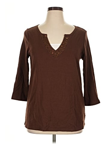 Venezia 3/4 Sleeve Top (view 1)