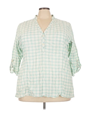 Columbia 3/4 Sleeve Button-Down Shirt (view 1)