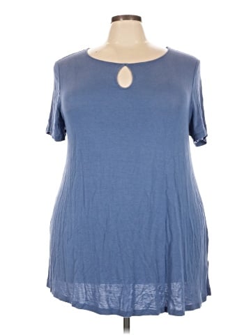 Lane Bryant Outlet Short Sleeve Top (view 1)