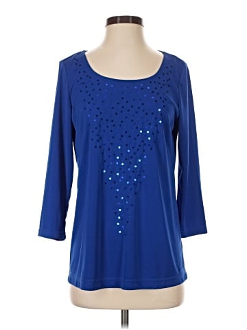 Bob Mackie 3/4 Sleeve Top (view 1)
