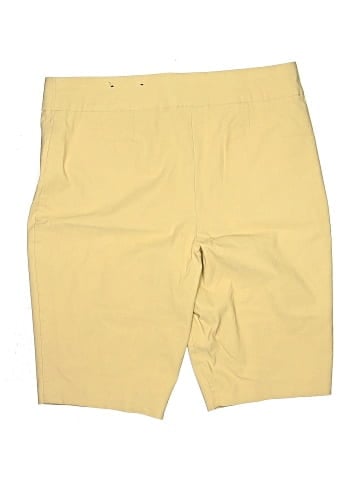 So Slimming by Chico's Khaki Shorts (view 2)