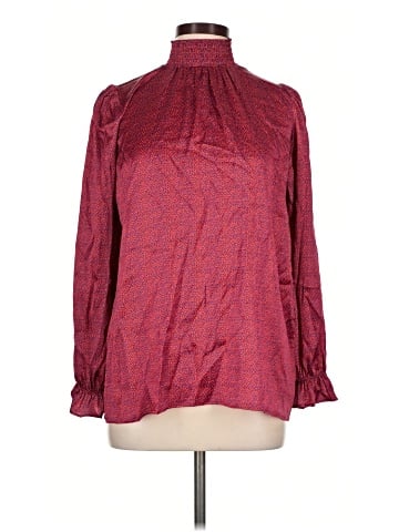 Tucker Long Sleeve Silk Top (view 1)