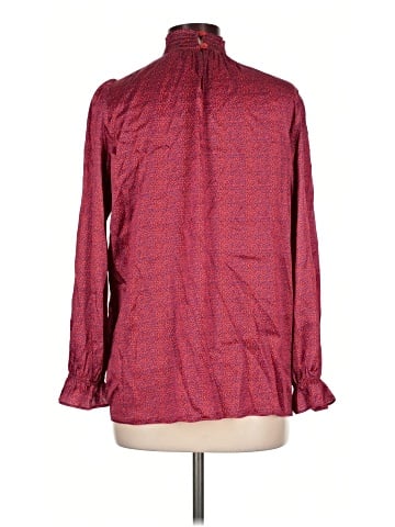 Tucker Long Sleeve Silk Top (view 2)