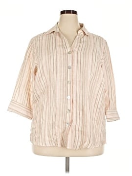 DressBarn 3/4 Sleeve Button-Down Shirt (view 1)