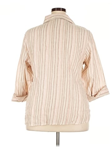 DressBarn 3/4 Sleeve Button-Down Shirt (view 2)