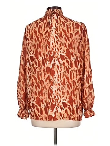 Tucker Long Sleeve Silk Top (view 2)