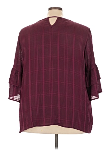 Roz & Ali 3/4 Sleeve Blouse (view 2)