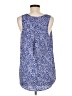 Halogen 100% Polyester Blue Sleeveless Blouse Size M - photo 2