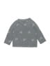 Cloud Island Hearts Gray Pullover Sweater Size 3-6 mo - photo 1