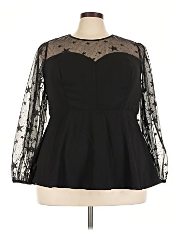 Torrid 3/4 Sleeve Blouse (view 1)
