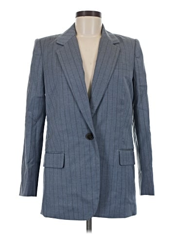 Madewell Single-Breasted Blazer in Yarn-Dyed Pinstripe (view 1)