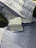 Athleta 100% Nylon Stripes Blue Shorts Size 4 - photo 3
