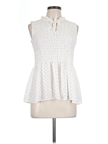 Rose + Olive Sleeveless Blouse (view 1)