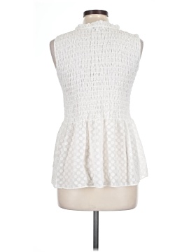 Rose + Olive Sleeveless Blouse (view 2)