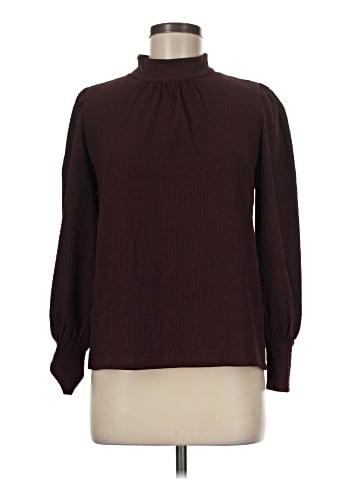 Ann Taylor Factory Long Sleeve Blouse (view 1)