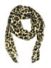 Assorted Brands Animal Print Yellow Scarf One size - photo 1