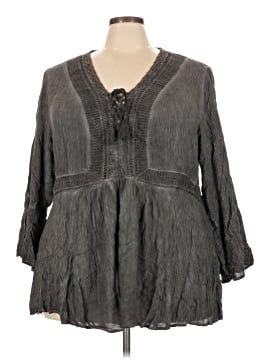 Torrid 3/4 Sleeve Blouse (view 1)
