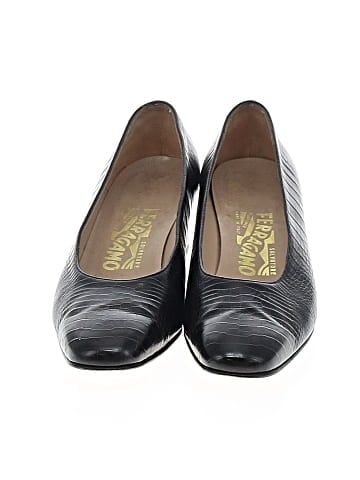 Salvatore Ferragamo Embossed Pumps (view 2)