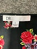 DR2 100% Polyester Black 3/4 Sleeve Blouse Size L - photo 7