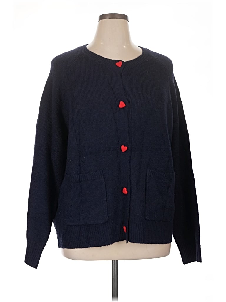 Pre-owned Merokeety Cardigan Sweater In Blue