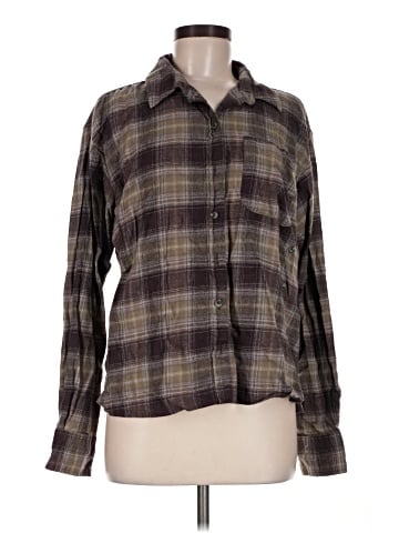 BDG Long Sleeve Button-Down Shirt (view 1)