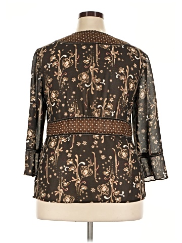 Emma James 3/4 Sleeve Blouse (view 2)