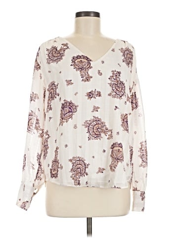 Ann Taylor Long Sleeve Blouse (view 1)