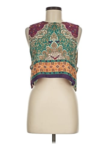 Olivaceous Sleeveless Blouse (view 1)