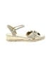 Talbots Tan Silver Wedges Size 8 - photo 1