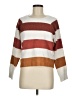 Pinque Stripes Brown Pullover Sweater Size M - photo 1