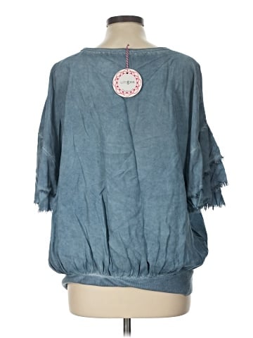 Umgee 3/4 Sleeve Blouse (view 2)
