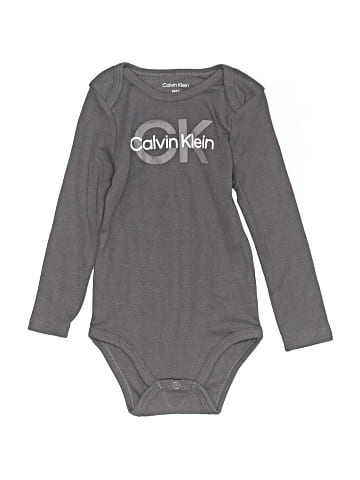 Calvin Klein Long Sleeve Onesie (view 1)