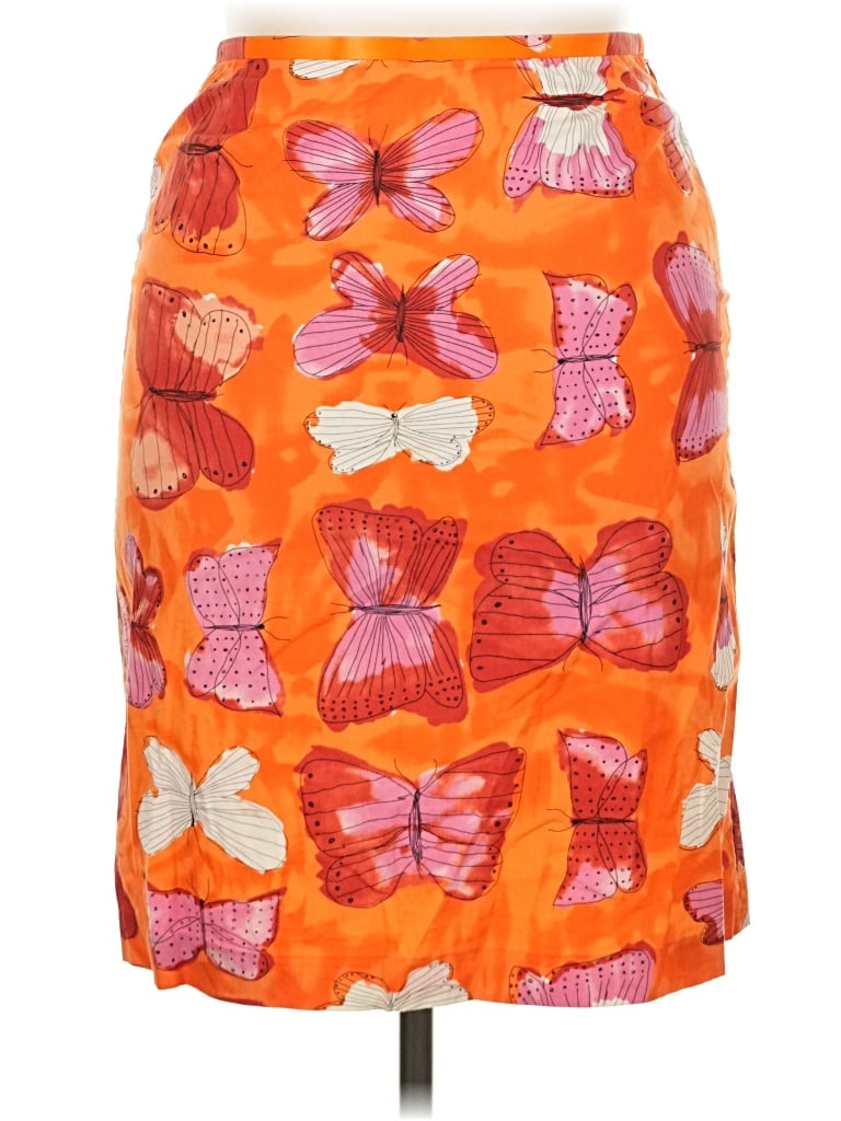 Pre-owned Tocca Casual Skirt In Orange