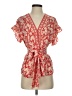 Max Studio 100% Polyester Red Kimono Size S - photo 1