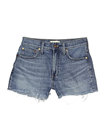Madewell The Perfect Jean Short in Bartow Wash: TENCEL&trade; Denim Edition (view 1)