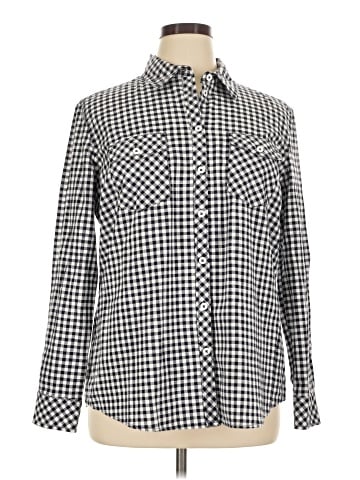 Bit & Bridle Long Sleeve Button-Down Shirt (view 1)
