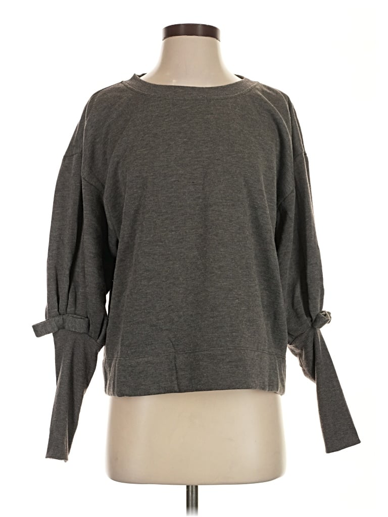 Pre-owned Maeve Sweatshirt In Gray