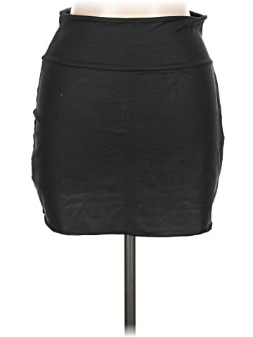 American Apparel Faux Leather Skirt (view 1)