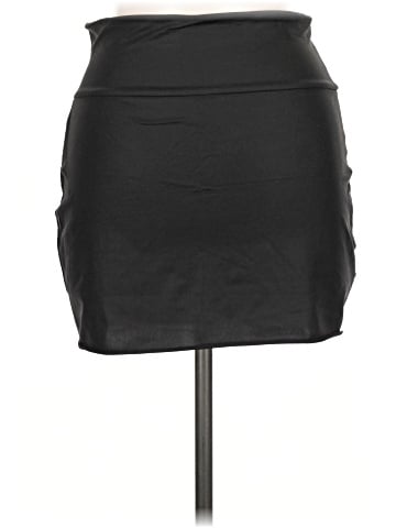 American Apparel Faux Leather Skirt (view 2)