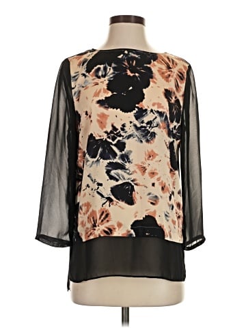 DKNYC 3/4 Sleeve Blouse (view 1)