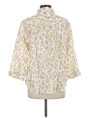 Chico's 3/4 Sleeve Button-Down Shirt (view 2)